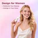 BLIBEE Nose Hair Trimmer for Women - 2-in-1 Painless Eyebrow & Facial Hair Trimmer for Women and Men, USB Rechargeable, Waterproof & Easy to Clean, Ear & Nose Groomer