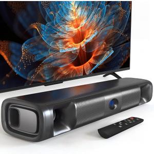 Sound Bar for Smart TV, 60W Deep Bass Soundbar with Clear Voice