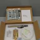 Matcha Whisk and Bowl with Ceramic Matcha Whisk Holder,Matcha Sifter, Matcha Spoon and Scoop Handmade from Natural Bamboo,Matcha Making Kit Cyan, Normal, ZYMC6Pcs01-Cyan