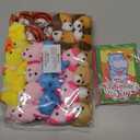 AMENON 28 Pack Valentines Day Gifts for Kids with Animal Finger Puppet Plush Toy (7 designs) Valentines Cards for Kids Boys Girls School Valentine Classroom Exchange Gift Prize Party Favor Game