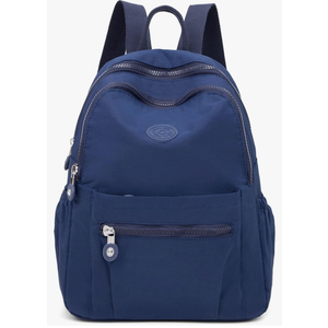 Mini Backpack Purse for Women,Small Nylon backpacks for Ladies Backpacks Women Anti Theft Travel Bag (Dark Blue)