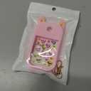 Hand Sanitizer Spray Silicone Case Compatible with Touchland 1 FL. OZ./30 mL, Cute Ears Design Hand Sanitizer Mist Accessory with Keychain (Pink, 1 Pack)