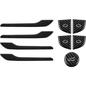 frani Exterior Door Handle Covers/Interior Door Switch Covers/Trunk Button Cover 3Pcs Black Designed for Tesla Model 3 Highland 2024-2026/Model Y Juniper 2025-2026