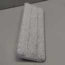 JOYMOOP 13" Mop Head with Microfiber Mop Pad Replacement, 1 Pack (13.0  4.9 Inch, White)