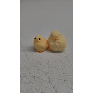 Handmade Taba Squishy,1 Pcs Big Chicken and 1 Pcs Little Chick, Silicone Fuzzy Squeeze Squishies for Adults to Relieve Stress (2 Pcs)