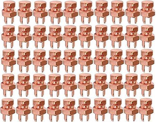 50 Pcs High Strength Split Bolt Connectors 4 Gauge 8 Gauge Solid UL Listed