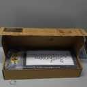 WOPITUES Floating Shelves for Wall Decor Sign, Bathroom Organizers and Storage, Bathroom Shelves Over Toilet with Metal Guardrail, Black