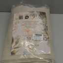 MYSKY HOME Living Room Curtains for Windows, Linen Look Texture Semi Sheers Boho Drapes Extra Long Floor Length Curtain Panels Soft Cotton Fabric, 50 x 108 Inch, Light Oatmeal, 2 PCs (Taupe)