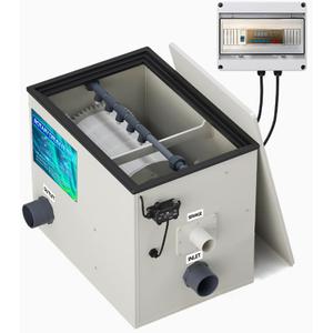 Rotary Drum Filter,Canister Filter,RDF Fully Automatic Water Self-Cleaning Filtration for Koi Pond,Fish Pond,Aquarium,Seedling Cultivation Base,Aquaculture,Hydroponics (8000GPH Advanced Edition)
