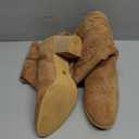 SHIBEVER Cowboy Boots for Women 2025: Mid Calf Cowgirl Boots Western Embroidered Country High Heel Pointed Toe Booties, Size 37