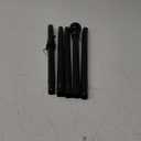 Flag Pole for Outside House - 5ft Heavy Duty Stainless Steel Flag Pole Kit, Tangle Free Spinning Flagpole Holder For Outdoor Porch Residential Decoration - Black