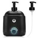 Hot Lather Machine SANGLE SOPFFY,Shaving Cream Warmer for Men 800ML Large Capacity Heated Shaving Cream Dispenser for Home Salon Barber Shop Spa With 2 Pumps,Christmas and Birthday Gift(Black)