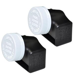 Buckle Guard PRO Seat Belt Button Cover (2-Pack Black) Deters Children and Disabled Adults from Opening Their Seat Belt While Riding in a Motorized Vehicle