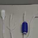 SunGrow Aquarium Fish Tank Gravel Cleaner Vacuum, Siphon Pump Aquarium Water Changer, Tank Cleaner, Syphon Cleaning and Water Changing Tools Kit with Priming Bulb, Aquarium Supplies, 65-inches (Blue)