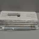 JOYMOOP Flat Mops, Microfiber Mop for Floor Cleaning and Wall Cleaner, 50" Mop Handle with Flexible 13" Flat Head with a Microfiber Mop Pad - White