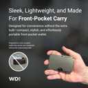 Titanium RFID Wallet for Men Slim Metal Card Holder with Built-In Cash Clip & AirTag Holder Aerospace-Grade Stainless Steel with Titanium Finish Minimalist Wallet | Holds 16 Cards (Cash Clip)