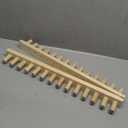 QWM Chunky Blankets Loom Knitting Looms Long Installation Free and Adjustable Foldable Portable, (48inch)