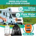 Portable Toilet Gel, Poo Powder for Portable Toilet, Camping Toilet Gel, Pee Powder, Portable Toilet Powder for Outdoor Camping and Hiking Toilet Gel Powder