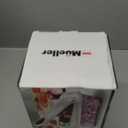 Mueller Pro-Series All-in-One, 12 Blade Mandoline Slicer for Kitchen, Food Chopper, Vegetable Slicer and Spiralizer, Cutter, Dicer, Grater, Kitchen Gadgets Sets with Container, White Sand/Gray