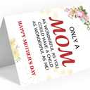 5 x Funny Mothers Day Card, Humorous Mother's Day Cards from Adult Son Daughter Child KidsToddler Baby, Happy Mothers Day Cards for Mom Mommy Mum