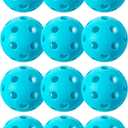 Franklin Sports X-26 Indoor Pickleballs - 3 Pack, 12 Pack & 100 Pack Bulk - USAPA Approved Tournament Pickleballs - Multiple Colors (Blue)