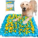Snuffle Mat for Large Dogs, Slow Feeder Foraging Dog Toy for Stress Relief & Smell Training, Interactive Enrichment to Keep Dogs Busy, for Puppy/Medium/Large Breed, 24x20 Inches