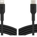 Belkin BoostCharge Fast Charging USB C to Lightning Cable 3.3ft/1M - MFi Certified 18W Power Delivery iPhone Charger Cord - Apple Charger USB C Cable - Fast Charging for iPhone 14, iPhone 13 - Black