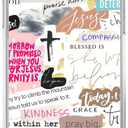 Christian Quotes Prayings Case Compatible with iPhone 15, Biblical Verse Postive Sayings Case for iPhone 15, Trendy TPU Bumper Phone Cover Case