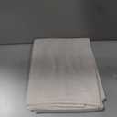 BGment Linen Semi Sheer Curtains 63 Inch Length for Living Room - Ivory Textured Light Filtering Window Drapes with Rod Pocket Lightweight Rustic for Farmhouse Bedroom, 2 Panels Set, 52 X 63 Inch