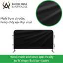 Heavy Duty Portable Crowd Control 8ft Barricade Jacket Cover - Angry Bull Barricades