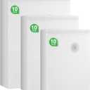 30Pac Sous Vide Cooking Bags - 3 Sizes Reusable Vacuum Seal Bags with Air Valve for Food Storage Bags
