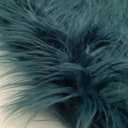 Teal Faux Fur Fabric Long Pile Mongolian by The Yard