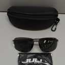 JULI Eyewear Sports Sunglasses for Men Women Tr90 Rimless Frame for Running Fishing Golf Surf Driving MJ8009
