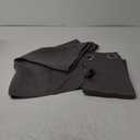 YoungsTex Dark Grey 100% Insulated Blackout Curtains 63 Inches Long for Bedroom Room Darkening Thermal Black Out Window Drapes with Grommet, 2 Panels, 42 x 63 Inch