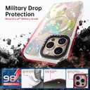 Magnetic for iPhone 16 Pro Max Magsafe Case Cute - Durable Shockproof 6.6 ft Drop Impact Phone Case - Funny Diamond Butterfly Design for iPhone 16 Pro Max 6.9"