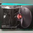 Nulea M501 Wireless Trackball Mouse, Rechargeable Ergonomic, Easy Thumb Control, Precise & Smooth Tracking, 3 Device Connection (Bluetooth or USB Receiver), Compatible for PC, Laptop, Mac, Windows.