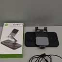 6 in 1 Wireless Charger for Apple Device, 30W Foldable Wired Charging for ipad with Clock & 7 Color Ambient Light, Nightstand Charger Station for iPhone 17/16/15/iWatch Series/AirPods 4/Pro 3(Black)