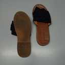 Bow Decor Single Band Slide Sandals Flat Sandals for Women, Size 8