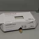 Vamos Tile 100-Piece Glossy Dolomite White Peel and Stick Backsplash Tile,3''x6'' PVC Subway Tile with White Grout, Stick on Backsplash for Kitchen/Bathroom/Fireplace