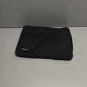 15-16 Inch Laptop Sleeve with Handle Compatible with MacBook Pro 16/15/ Surface Laptop 15/ Surface Book 2 15, Shockproof Protective Case Carrying Bag, Ultrabook Dell HP Asus Samsung - Black