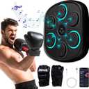 2025 Smart Music Boxing Machine for Adults and Kids: New Model Bluetooth Wall Mounted Punching Pad - Training Sport Equipment for Home Gym - Gifts for Teen Boys