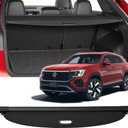 Custom Ends Compatible with VW Atlas Cross Sport 2026-2020 Retractable Privacy Shade Tonneau Cargo Cover Security Shield Luggage Privacy Screen Anti-Theft & Sun Protection