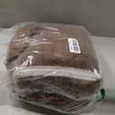 CozyLux Queen Comforter Set Brown Seersucker 7 Pieces Bed in a Bag Queen Comforter Set with Sheets, Luxury Soft Bedding Sets with Down Alternative Comforter, Sheets, Pillowcases & Shams for All Season