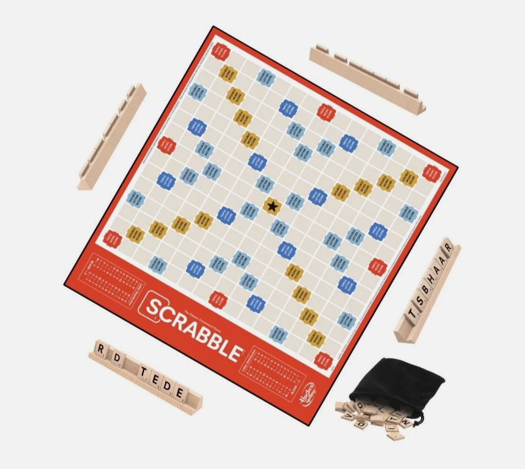 Hasbro Scrabble Crossword Board Game 2-4 Players Ages 8+ 2021 Edition