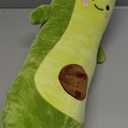 MMTTAO Long Avocado Stuffed Animal 22 Inch Plushies Squishy Snuggle Plush Toy Soft Kawaii Food Shaped Plushie Fruit Series Hugging Pillow Cushion Gift for Kids Boys Girls Home Bedroom Decor, 22Inches