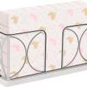 Napkin Holder with Marble Base, Guest Towel Paper Dispenser for Table, Modern Metal Napkin Stand, Ideal for All Bathroom Vanity, Kitchen Decor Accessories (Chrome, 4 Inch)