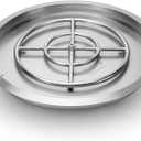Stanbroil 25 Inch Drop-in Fire Pit Pan, Gas Fire Pit Burner Inserted for Propane & Natural Gas, BTU 147,000 Max