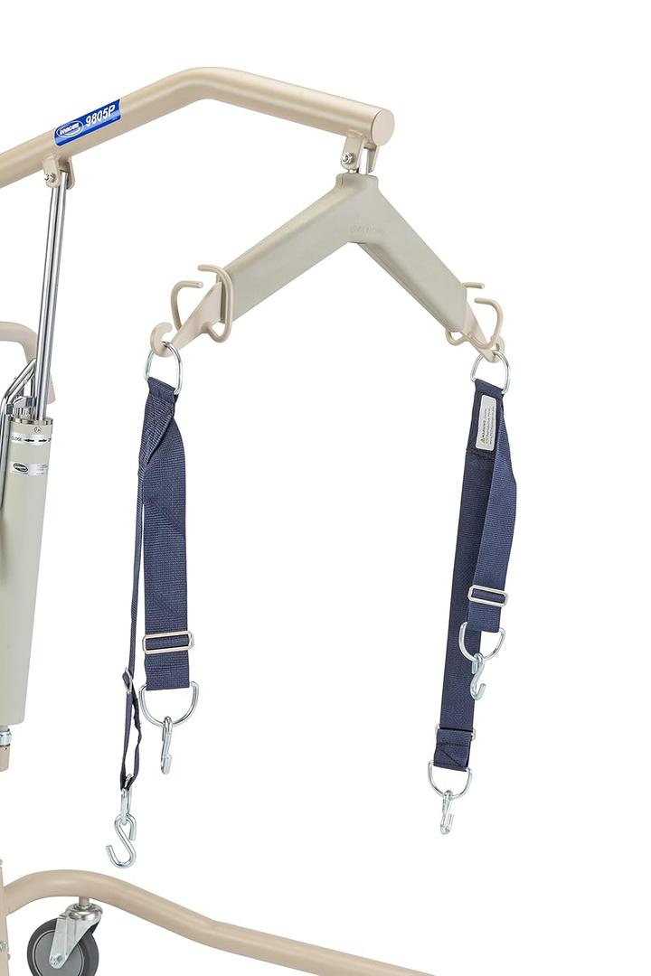 Invacare 9070 Polypropylene Sling Strap for Patient Lift, One-Size, Blue, Pack of 2