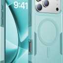 Magnetic for iPhone 17 Pro Case Military-Grade Shockproof, Rugged Phone Case, Heavy Duty Protection [Compatible with MagSafe] Anti-Fingerprint Cover for iPhone 17Pro Case 6.3", Mintgreen