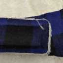 Malier Classic Plaid Fleece Dog Coat Jacket with Pocket, Windproof Warm Dog Coat Vest Winter Pet Clothes Apparel for Small Medium Large Dogs (Blue, Medium)